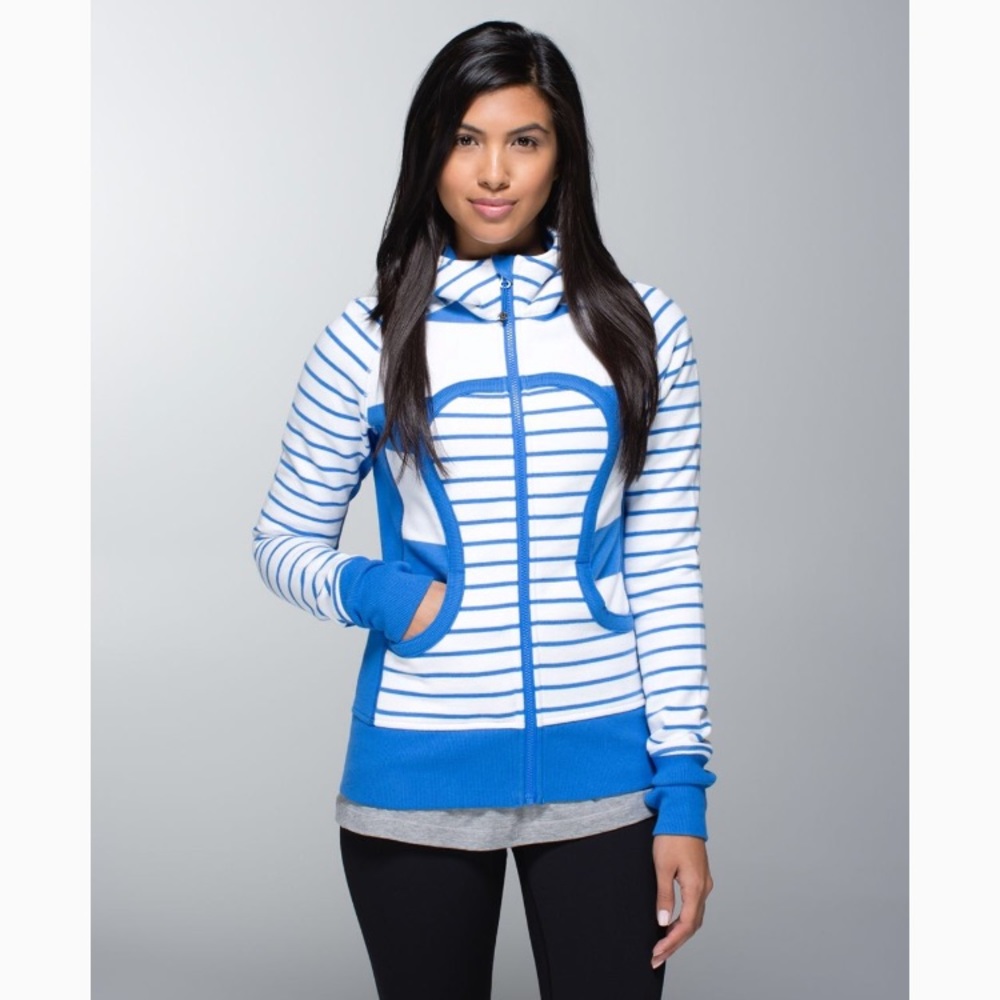 Lululemon Scuba Hoodie II Stroll Stripe dream blue